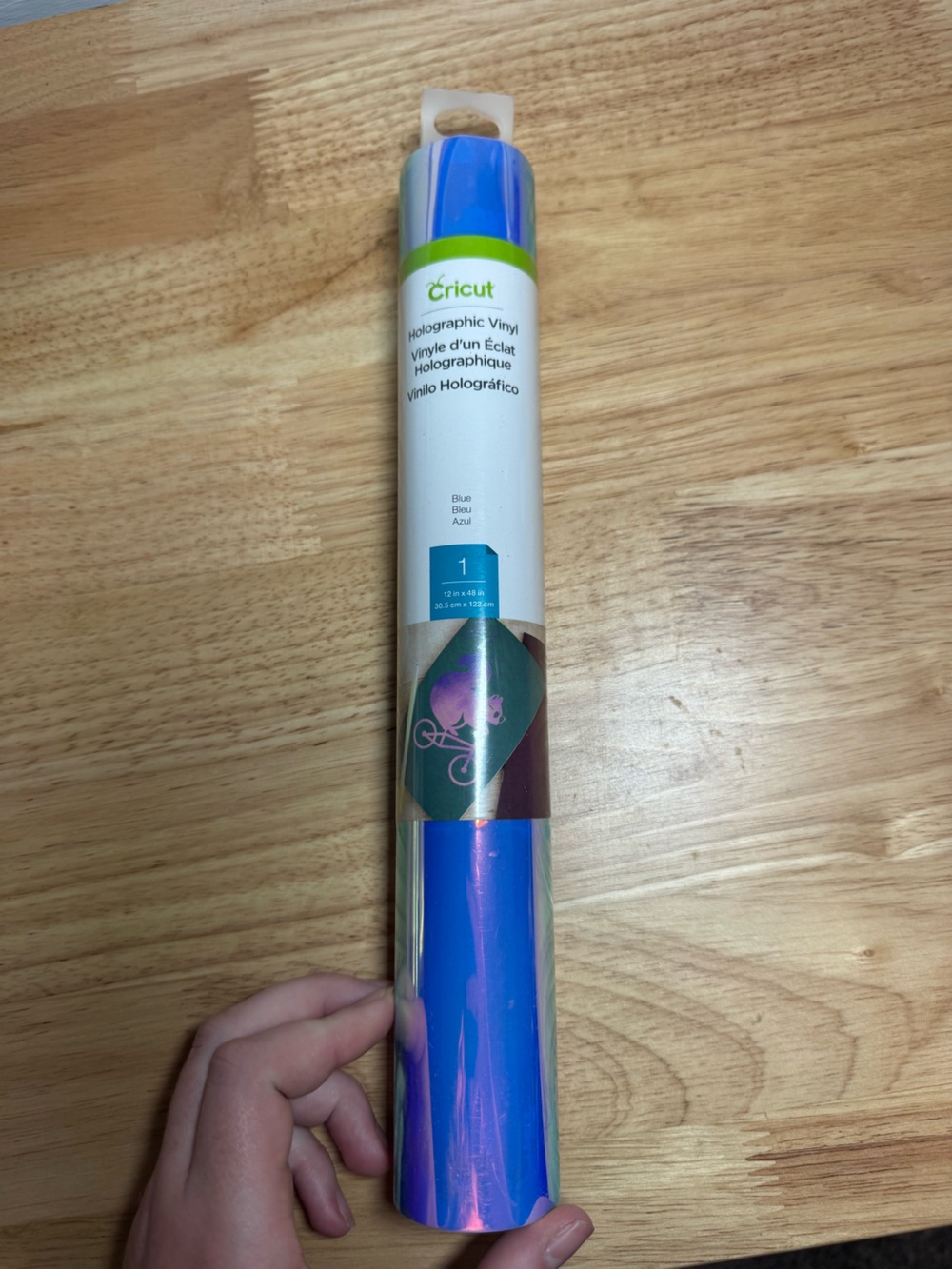 Cricut Holographic Blue-to-Purple Craft Vinyl